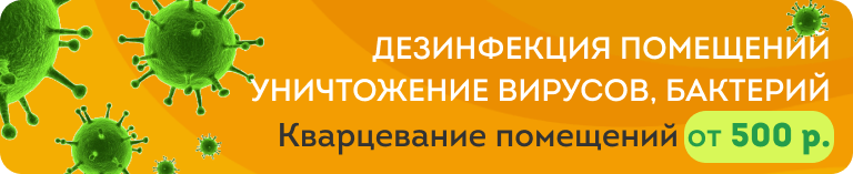 Дизинфекция помещений уничтожение вирусов, бактерий