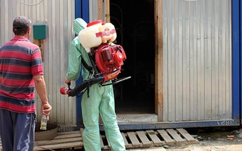 Дезинфекция бытовок