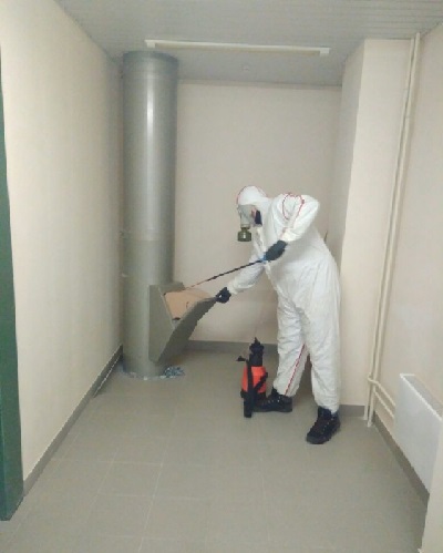 Дезинфекция мусоропровода